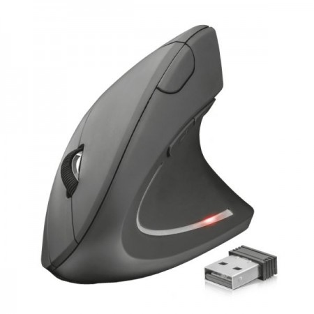 RATO VERTICAL ERGONÓMICO TRUST WIRELESS 1600DPI